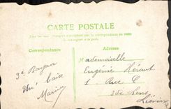 VINTAGE POSTCARD Fantasy Marius First name