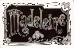 CPA Fantaisie Prenom Madeleine