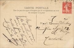 CPA Fantaisie Prenom Louise
