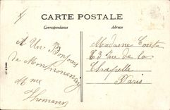 VINTAGE POSTCARD Ass Montmorency Mule in love ones