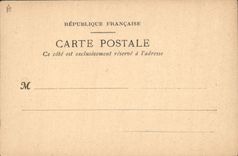 VINTAGE POSTCARD Ass Mule Abbey St Victor 1753