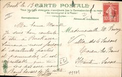 El Plage Ane de Berck de la mula de la POSTAL de la VENDIMIA los barcos tiene punto bajo del mree