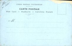 VINTAGE POSTCARD Fantasy Antibes Illustrator the gulf