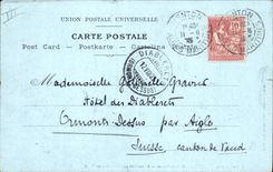 CPA Fantaisie Illustrateur Monte Carlo A travers les oliviers