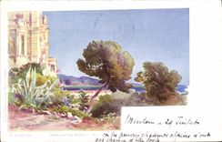 CPA Fantaisie Illustrateur Hotel du Cap Martin 