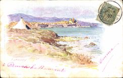 CPA Fantaisie Illustrateur Antibes