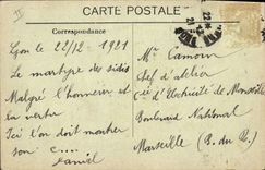 VINTAGE POSTCARD Militaria Scenes of barracks the first visit