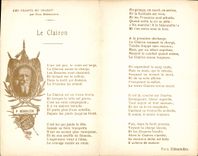 CPA Militaria Le clairon Les chants du soldat par Paul Deroulede