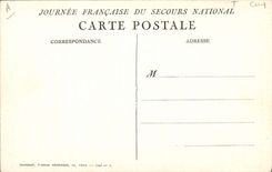 VINTAGE POSTCARD Militaria Day of the national Help Lion