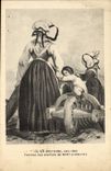 CPA Folklore En Bretagne vers 1840 Femmes des environs de Niort 