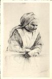 CPA Folklore Femme Bretagne 