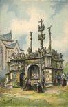 CPA Folklore Calvaire de Plougastel Daoulas 