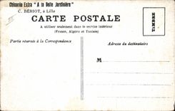 CPA Folklore La vie bretonne 1 Publicite Chicoree A la Belle jardiniere Beriot a Lille