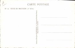 CPA Folklore Tetes de Bretagne Femme