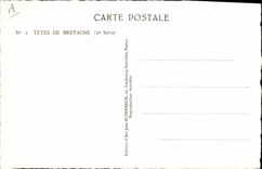 CPA Folklore Tetes de Bretagne Femmes 
