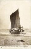 VINTAGE POSTCARD Living room 1914 E Deve Boat awaiting the tide