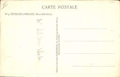 CPA Folklore Tetes de Lorraine 