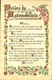 CPA Fantaisie Devise Priere de l'automobiliste Automobile