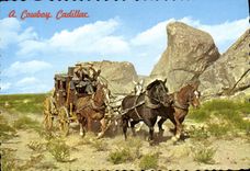CPM Far West Cow Boy A cowboy Cadillac 