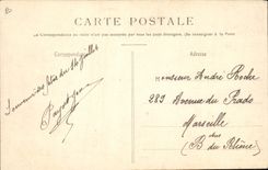 VINTAGE POSTCARD Dance Festivals of July 14th, 1906 Crowning of the MUSE of the people