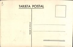 VINTAGE POSTCARD Fantaisie Dances Woman (fabric dress)