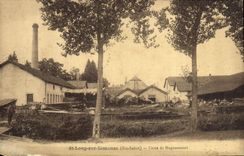 VINTAGE POSTCARD St Wolf on Semouse Machines of Magnoncourt