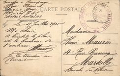 VINTAGE POSTCARD school Seedbed forestiere with the top of Fontenelle Round of applause of Sapt the Vosges