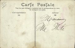 VINTAGE POSTCARD Drill of Russy a cabin of logger Dog