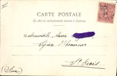 VINTAGE POSTCARD Fantasy Child Christmas Shoe