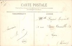 VINTAGE POSTCARD Landscape of winter