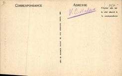 VINTAGE POSTCARD Folklore Standards landais a resinier