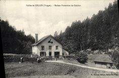 VINTAGE POSTCARD Valley of Those the Vosges house forestiere of Colchot