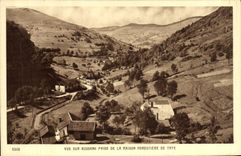 CPA Vue sur Bussang prise de la Maison forestiere de Taye 