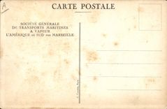 CPA Bateau Paquebot Florida Fumoir des 1eres classes Tabac 