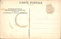 CPA Bateau Paquebot SGTM Florida Fumoir des 1eres classes