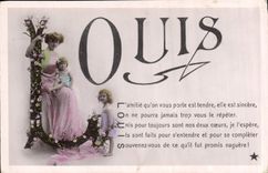 CPA Fantaisie Prenom Louis 