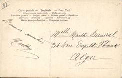 CPA Fantaisie Prenom Marthe