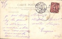 VINTAGE POSTCARD Fantasy First name Adolphe