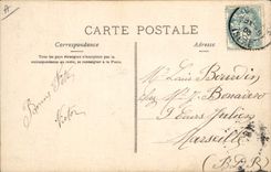 CPA Fantaisie Prenom Louis 