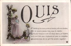 CPA Fantaisie Prenom Louis 