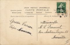 CPA Fantaisie Prenom Louise