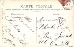 CPA Fantaisie Prenom Blanche