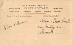 CPA Fantaisie Prenom Louise 