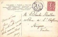 CPA Fantaisie Prenom Blanche