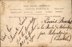 CPA Fantaisie Prenom Louis 