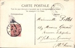 CPA Fantaisie Prenom Antoinette