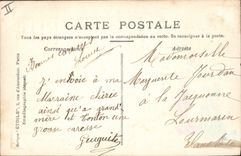 VINTAGE POSTCARD Fantasy Marguerite First name