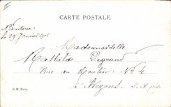 VINTAGE POSTCARD Fantasy First name Cow