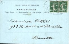 VINTAGE POSTCARD Fantasy Nice Illustrator the Lessieux spangle