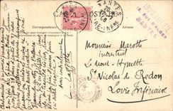 VINTAGE POSTCARD Fantasy Illustrator Luir Luigi Paris Boulevard Henri IV